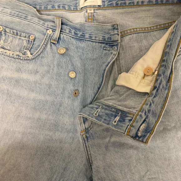 Agolde Criss Cross Straight Leg Jeans - Picture 5 of 7